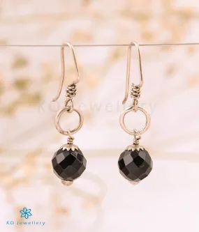 The Black Onyx Silver Gemstone Earring