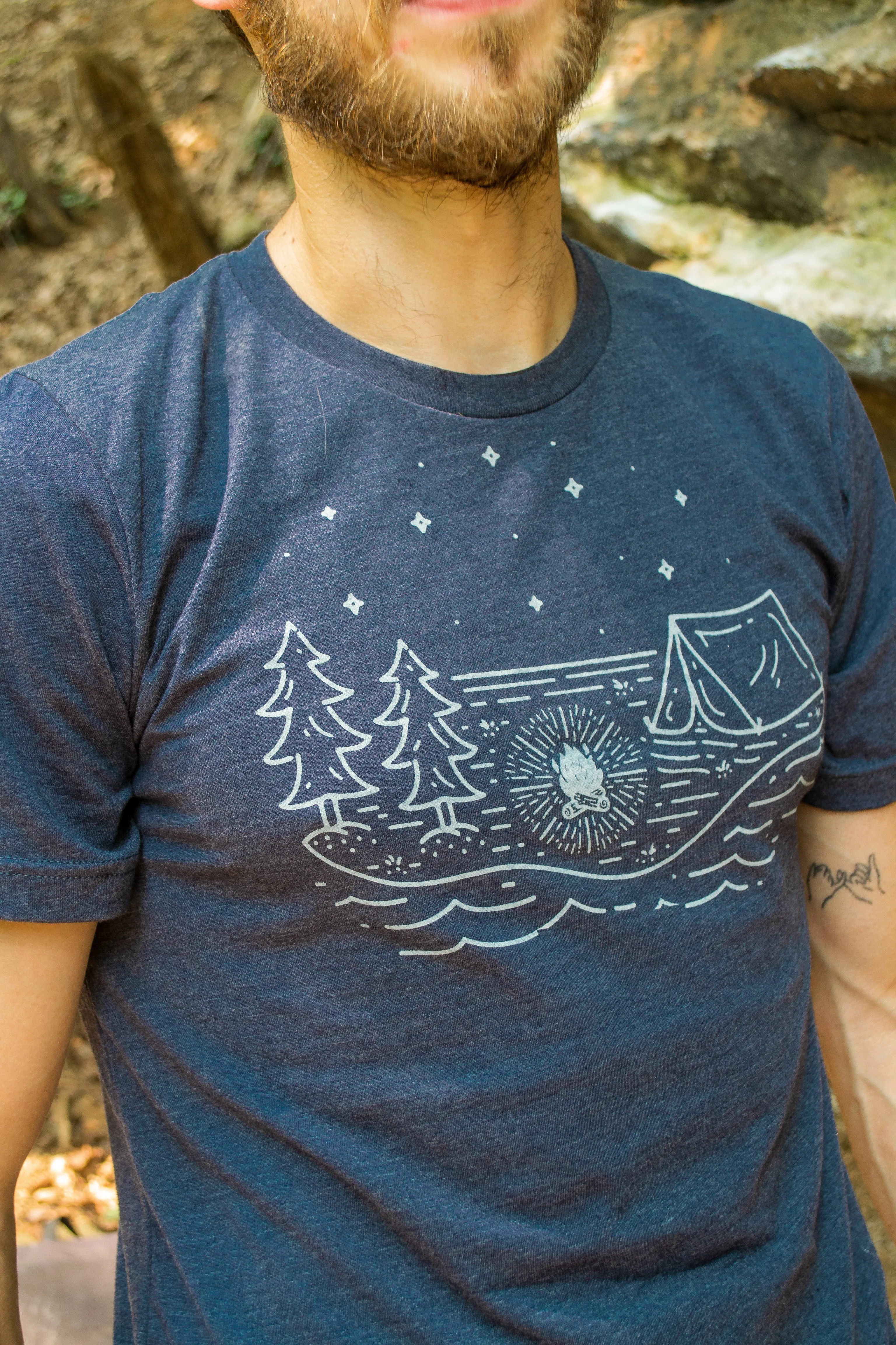 The Campfire Short Sleeve Crew Cut Tee