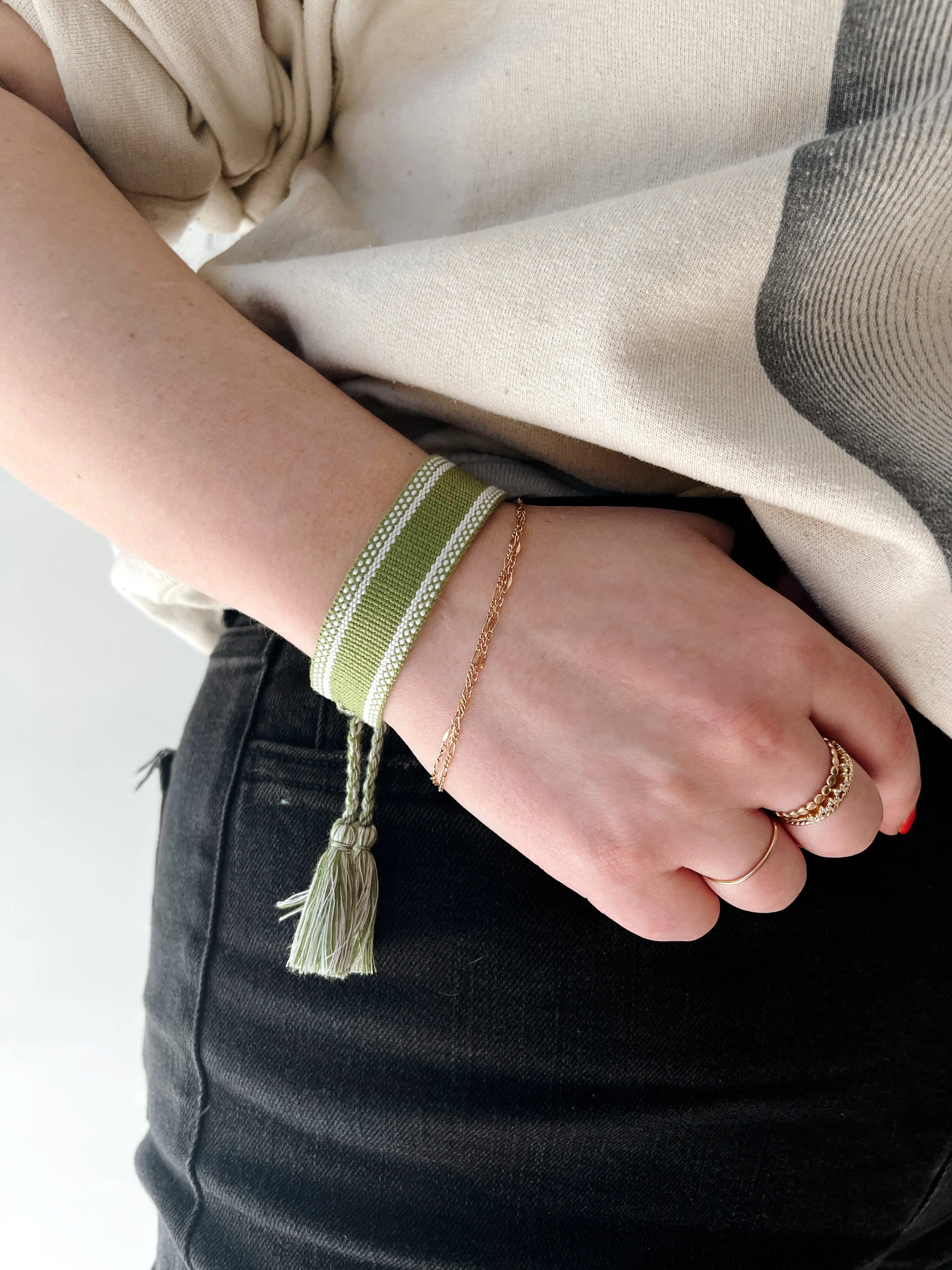 The Krissy Adjustable Tassel Bracelet