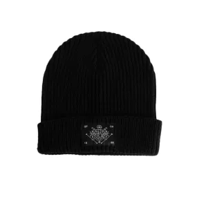 True Burning Bridges Waffle Beanie Black