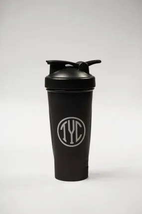 TYC Shaker Bottle - Black & White