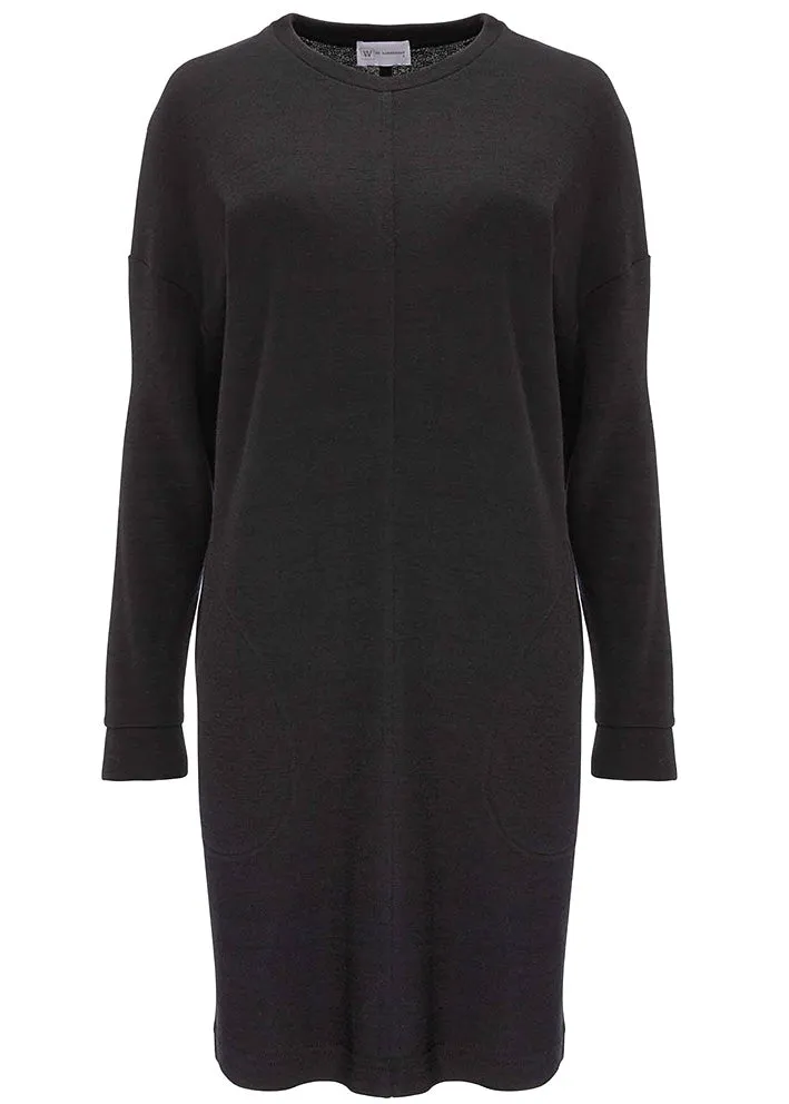 We Norwegians Tind Sweater Dress - Kjole - Black