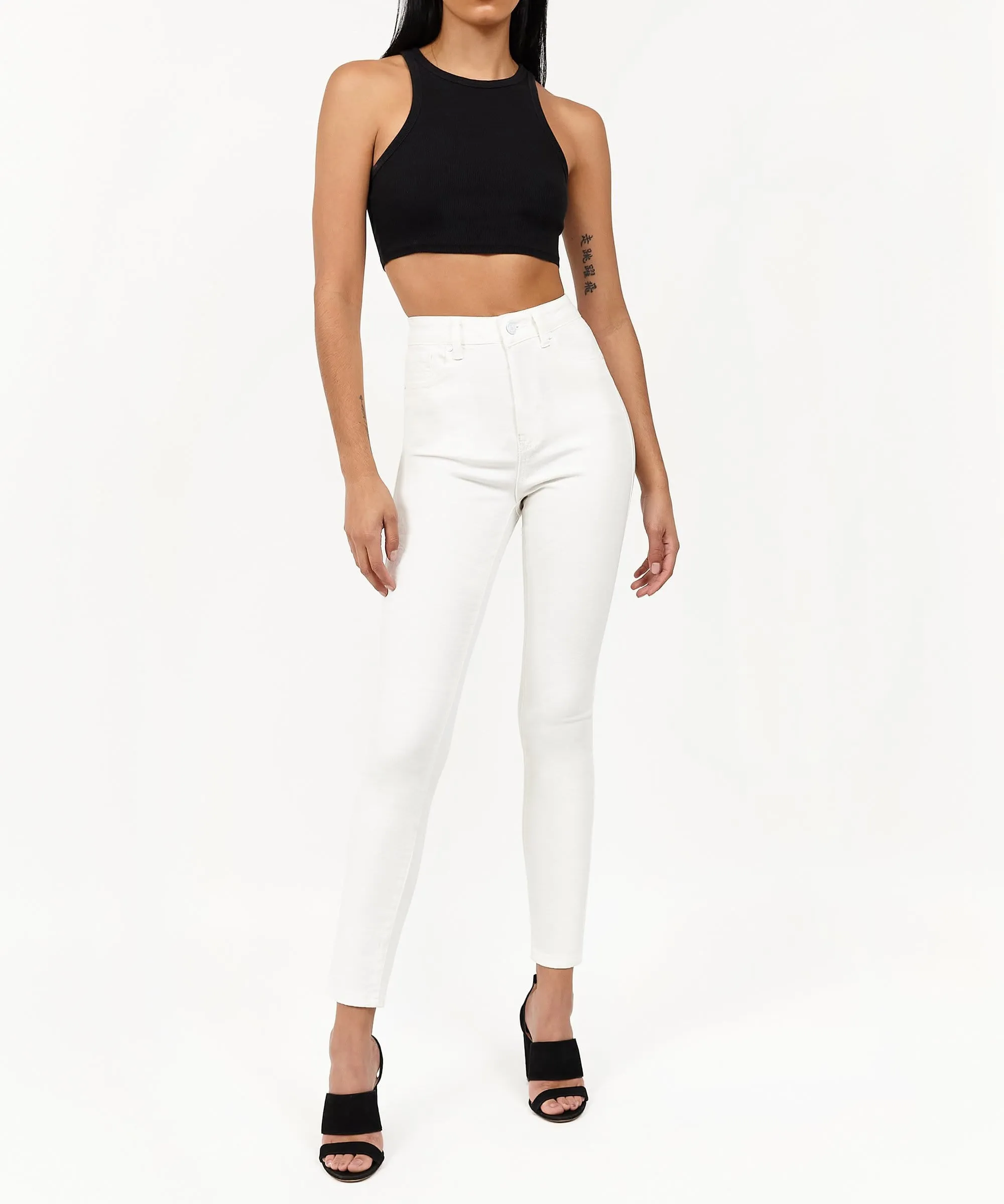 Womens Chloe White Slim Jeans