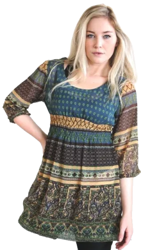 Women's Printed Boho Top