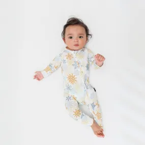 ZIP ROMPER -Snowflakes